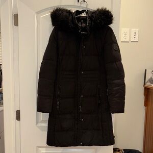 Calvin Klein Performance Black Long Puffer Coat